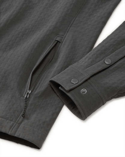 Blockfield Fleece Shirt Jacket | Gunmetal