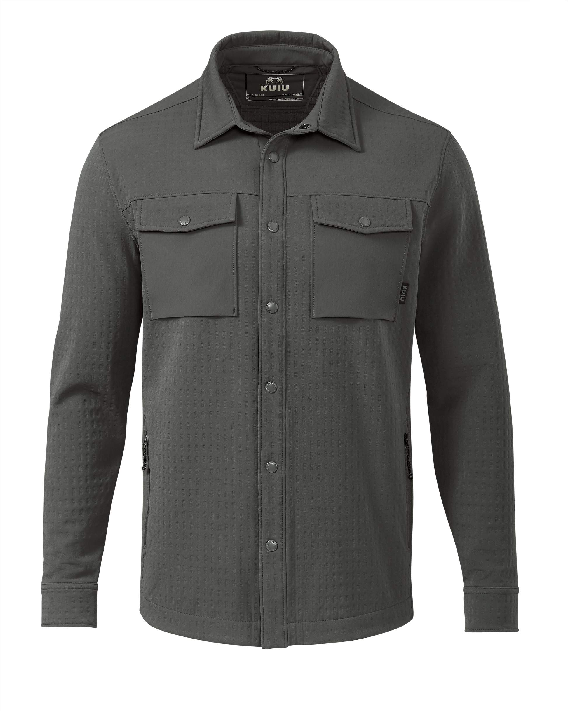Blockfield Fleece Shirt Jacket | Gunmetal