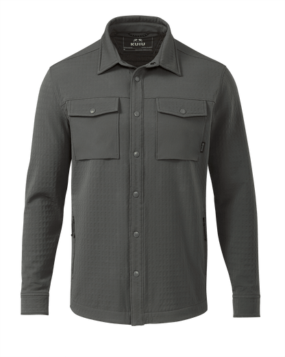 Blockfield Fleece Shirt Jacket | Gunmetal