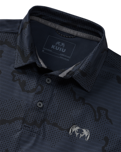 KUIU Performance Polo | Steel Blue Tonal