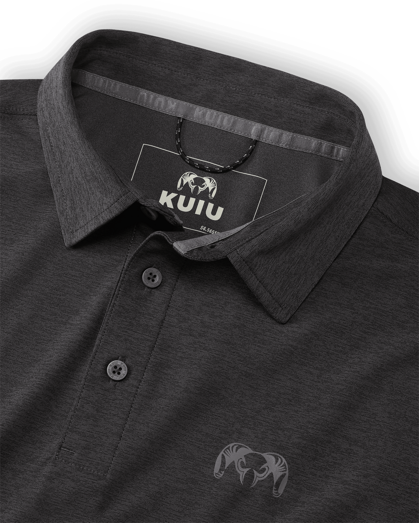 KUIU Performance Polo | Heather Black