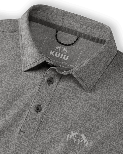 Outlet KUIU Performance Polo | Heather Gunmetal