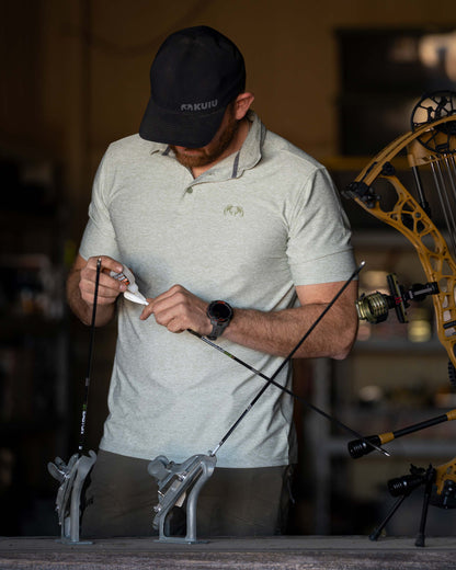 Outlet KUIU Performance Polo | Heather Gunmetal