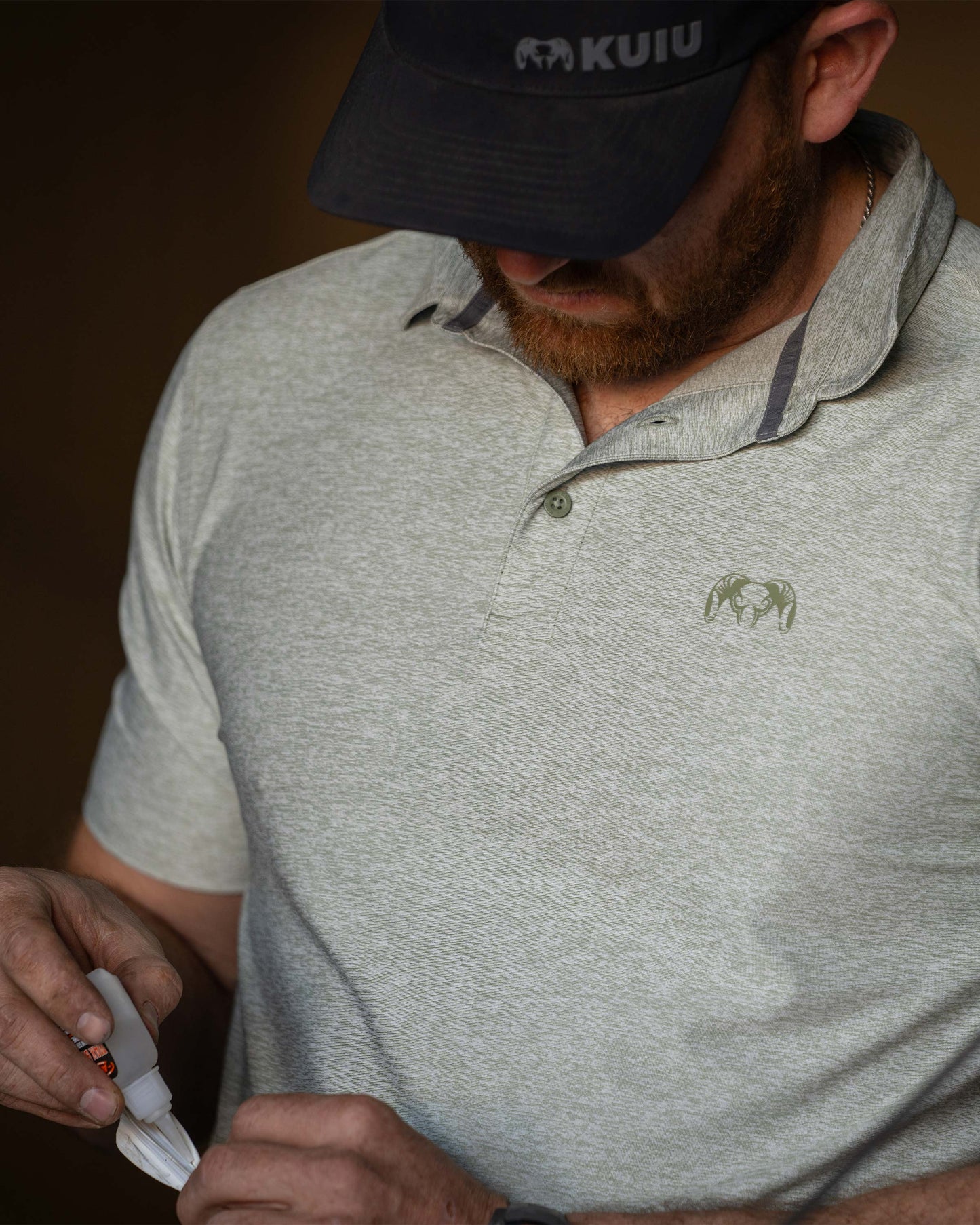 Outlet KUIU Performance Polo | Heather Gunmetal