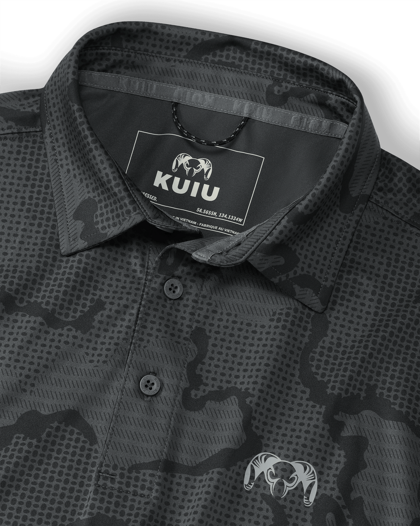 KUIU Performance Polo | Gunmetal Tonal