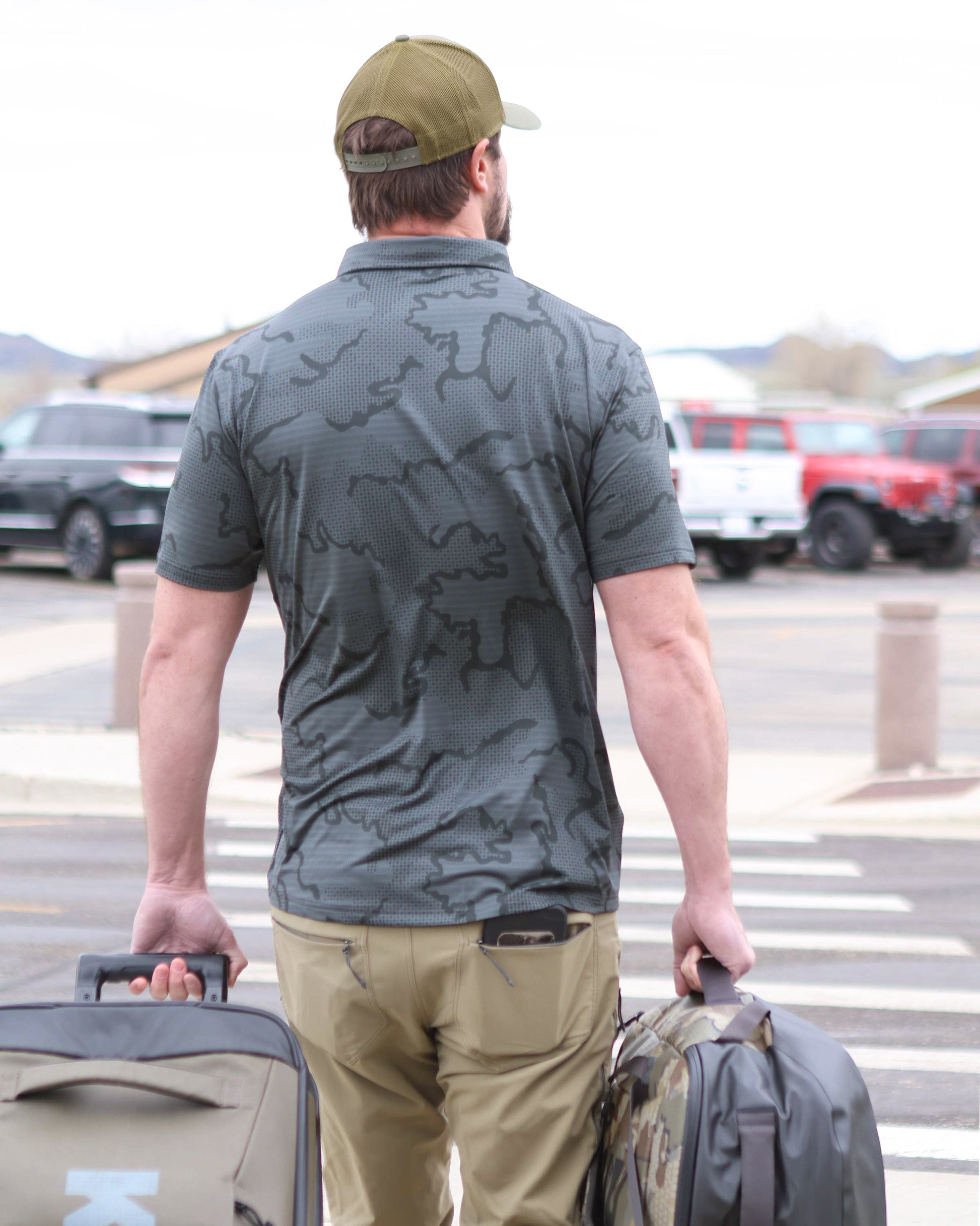 KUIU Performance Polo | Gunmetal Tonal