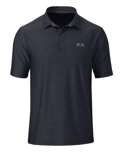 KUIU Performance Polo | Heather Steel Blue