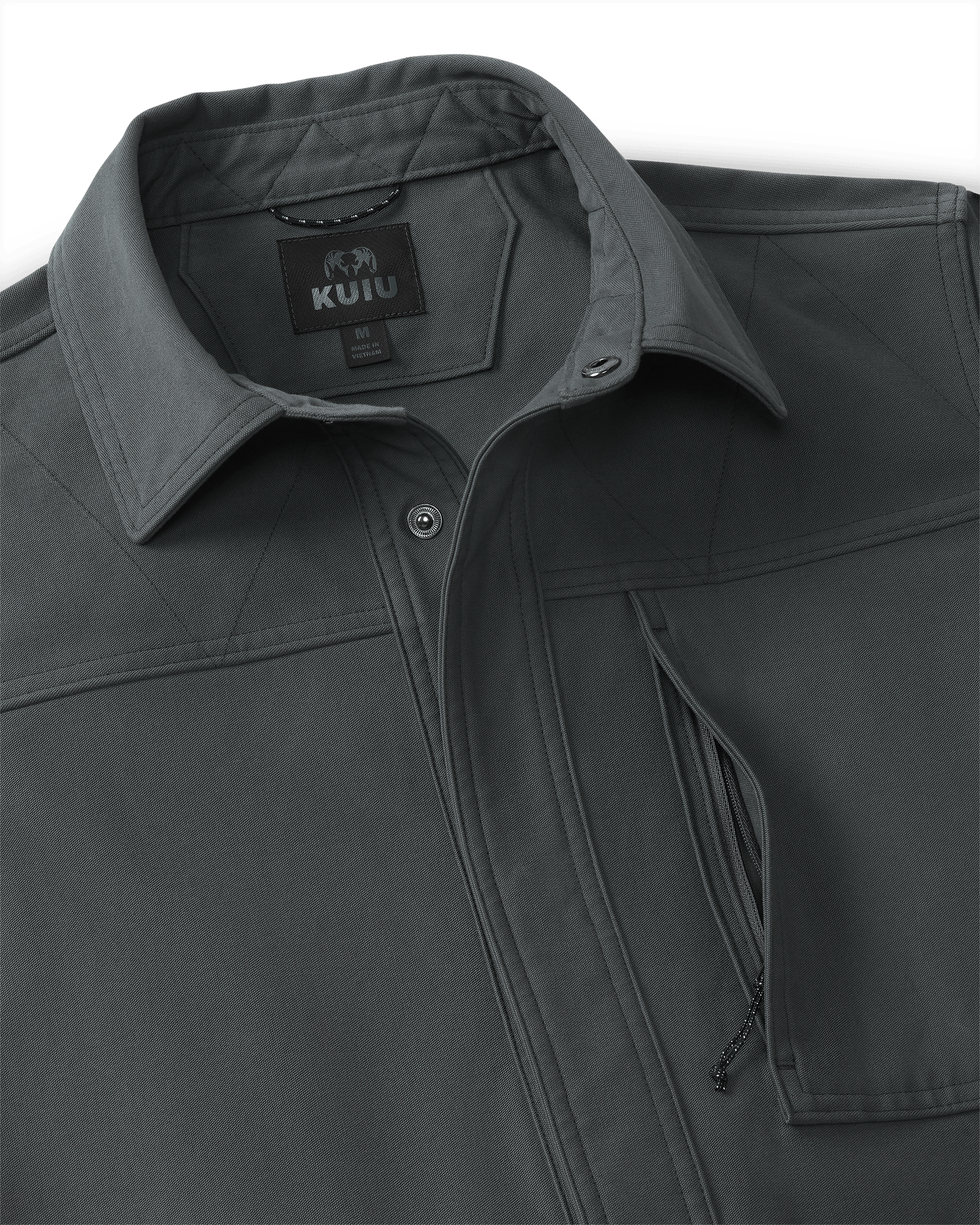 Outlet Brawley Canvas Jacket | Gunmetal