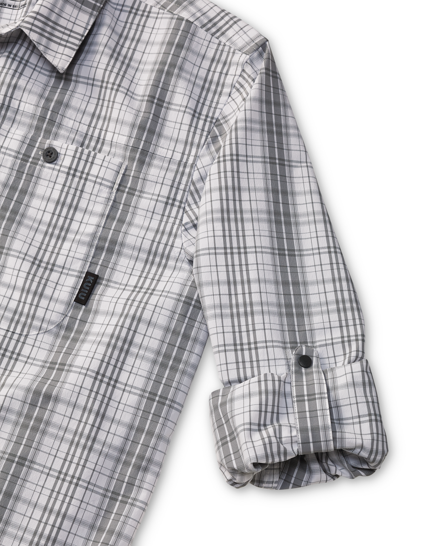 Borrego LS Shirt | Granite Plaid