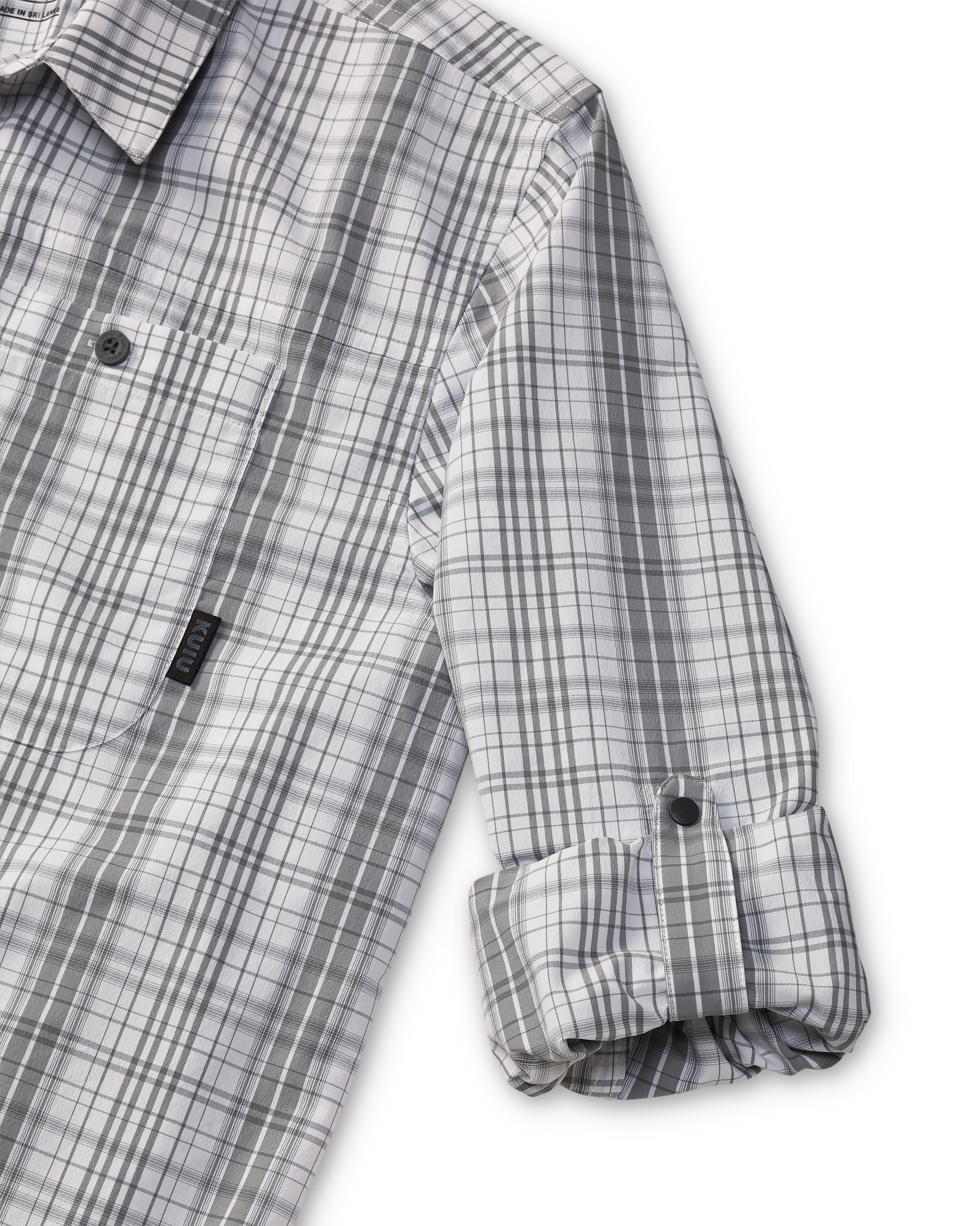 Borrego LS Shirt | Granite Plaid