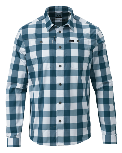 Borrego LS Shirt | Lake Plaid