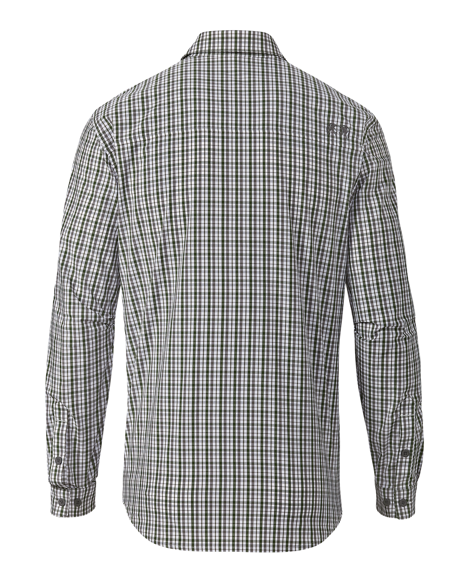 Borrego LS Shirt | Mini Cross Check Verde Plaid