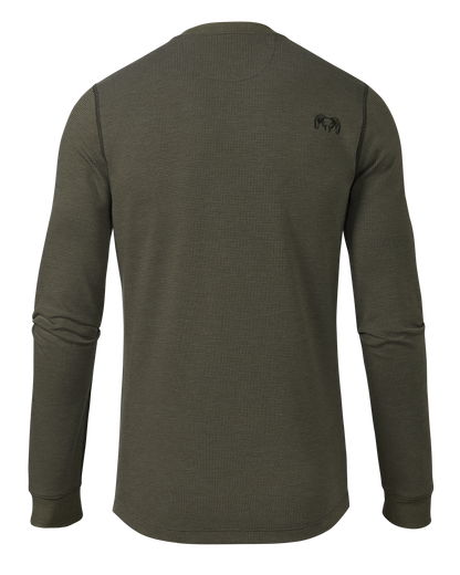 Canyon Waffle Henley | Ash Heather