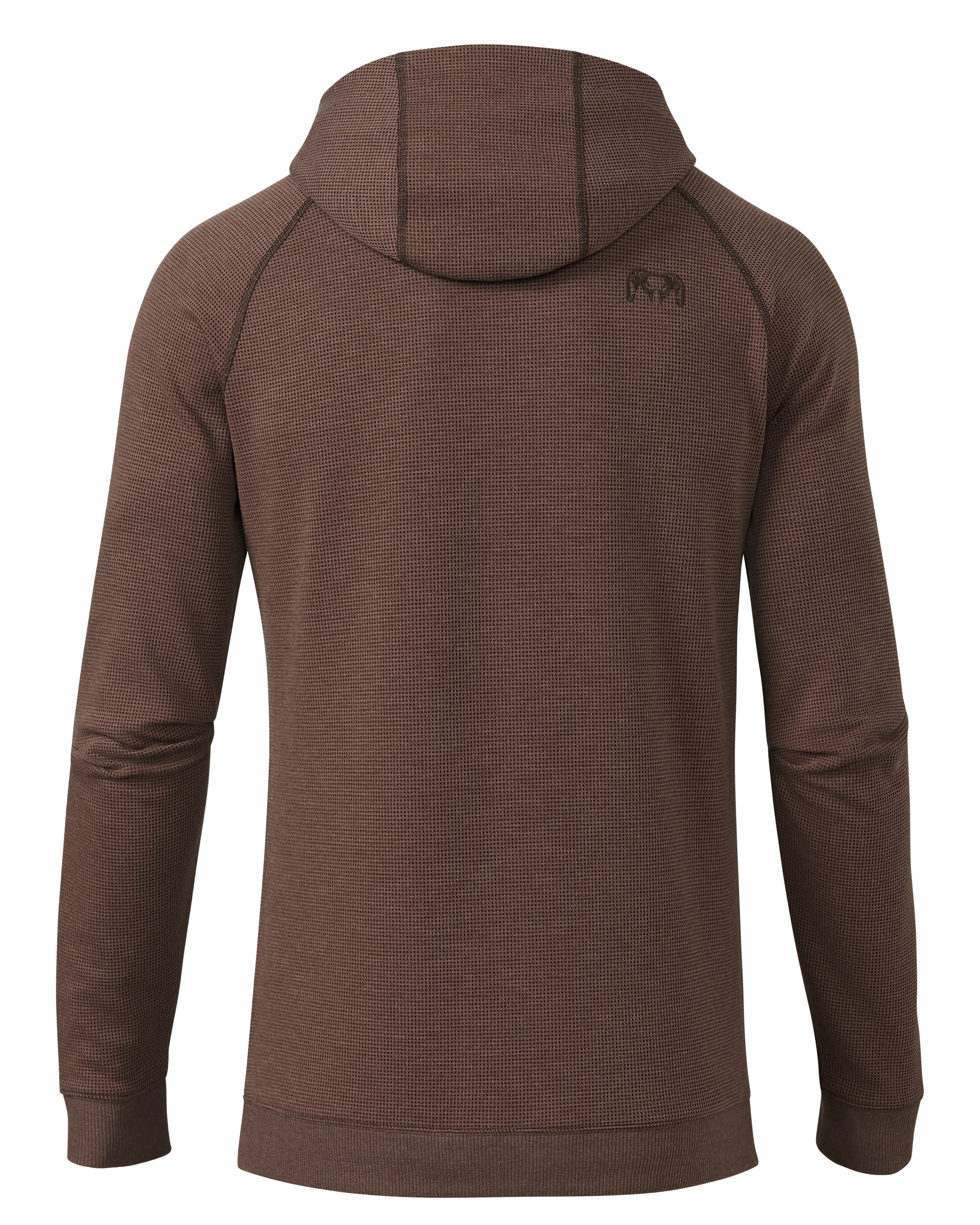 Canyon Waffle Hoodie | Cedar Heather