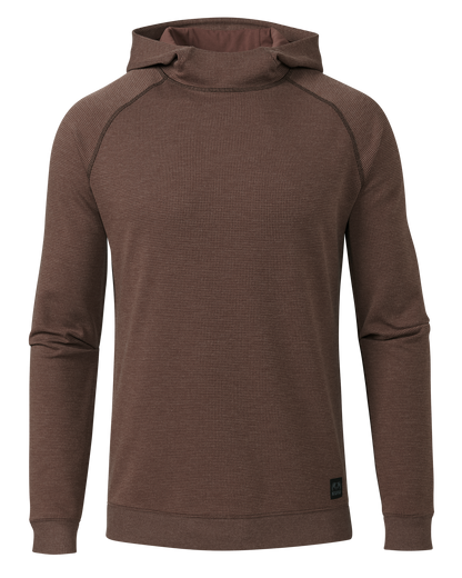 Canyon Waffle Hoodie | Cedar Heather