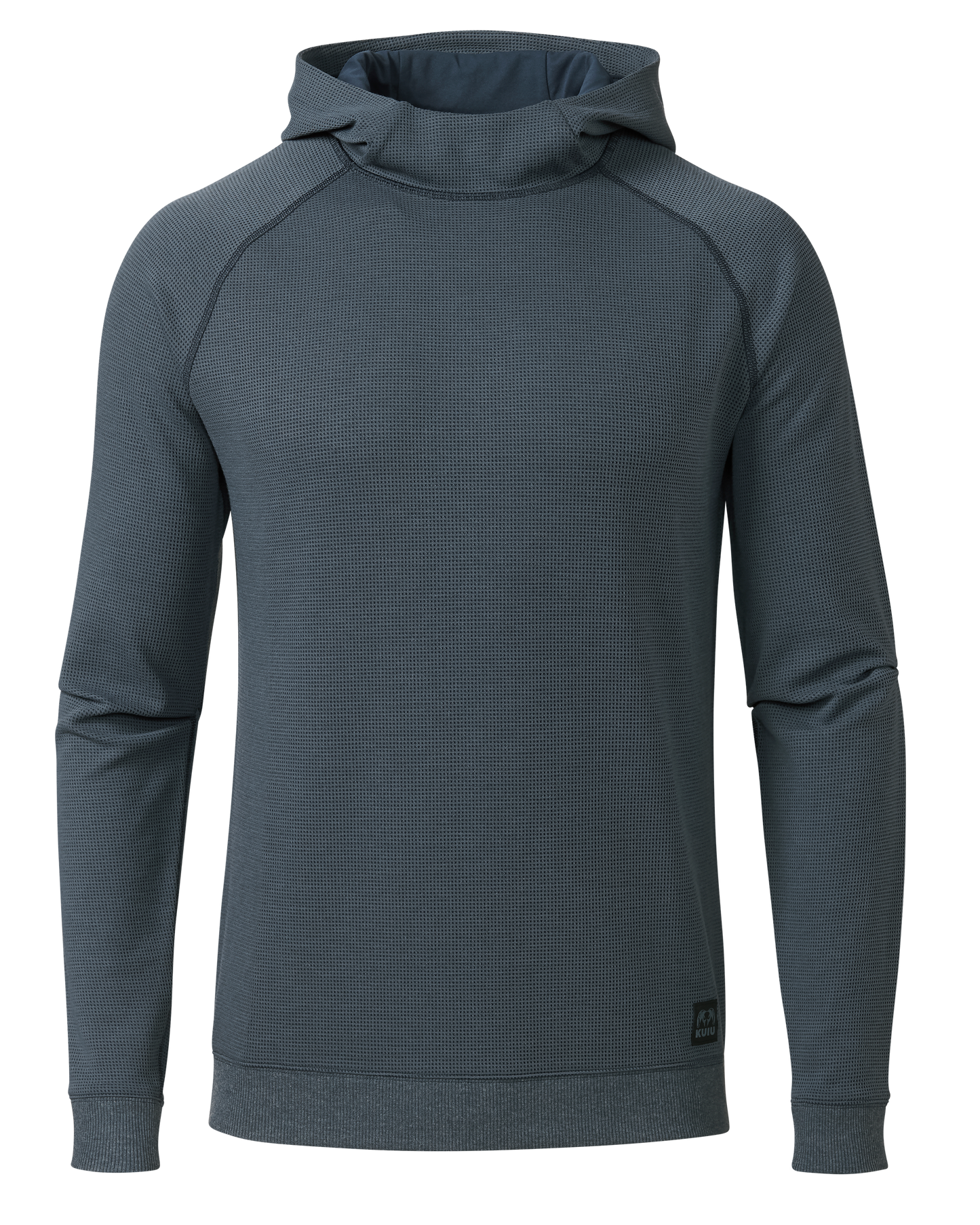 Canyon Waffle Hoodie | Steel Blue Heather