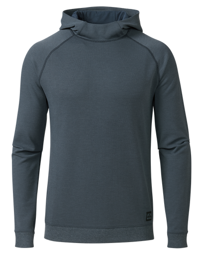 Canyon Waffle Hoodie | Steel Blue Heather