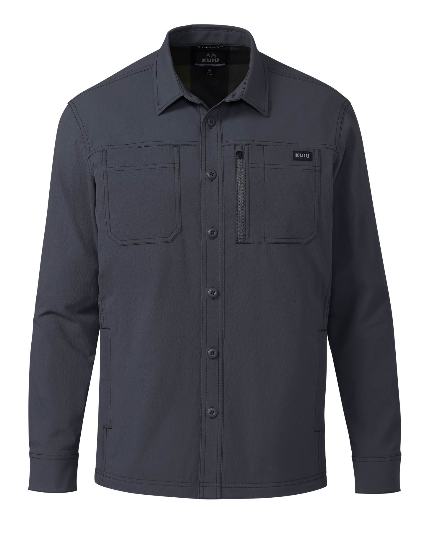 Motive Flannel Lined Shirt Jacket | Steel Blue