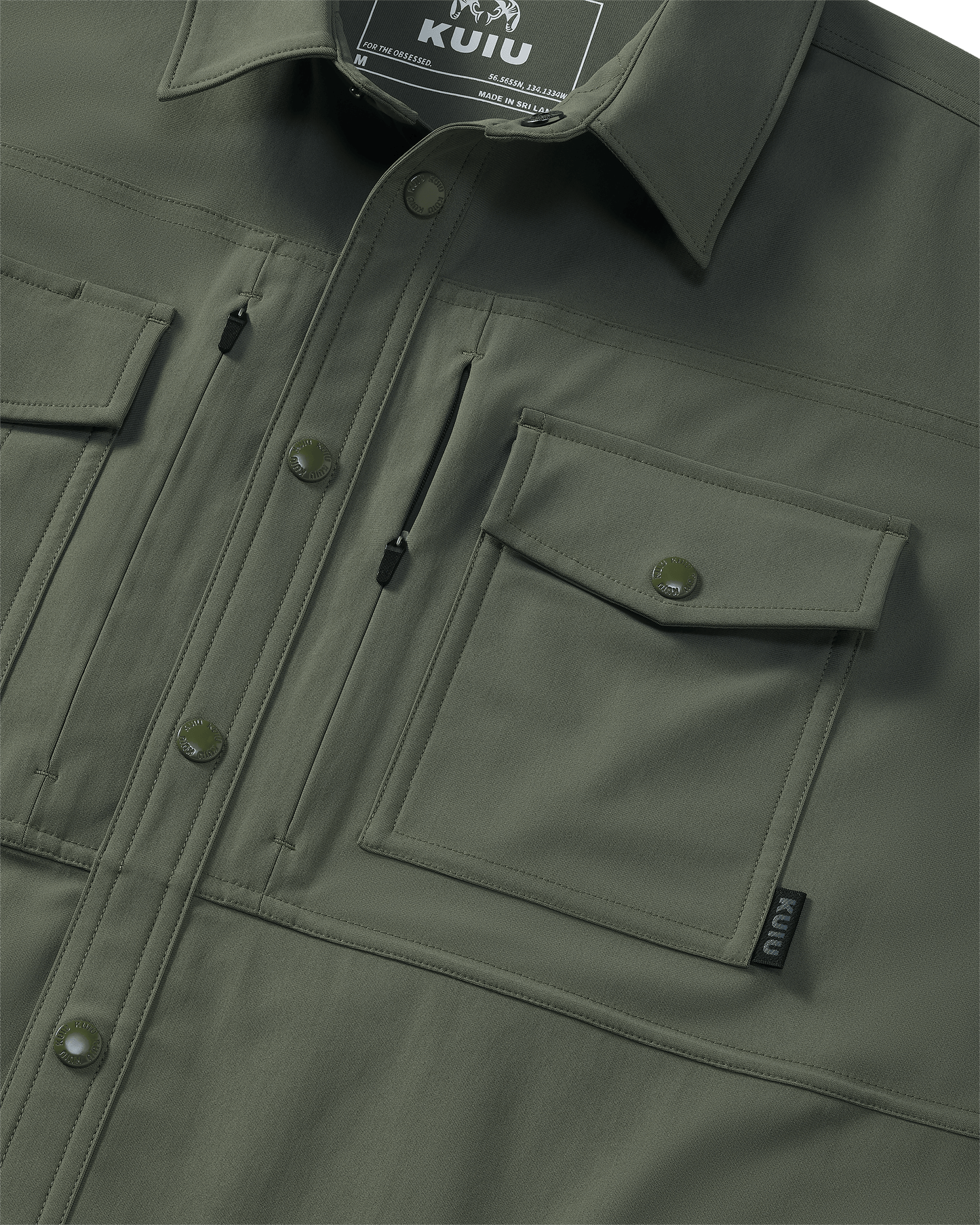 Tour Shirt Jacket | Dark Sage