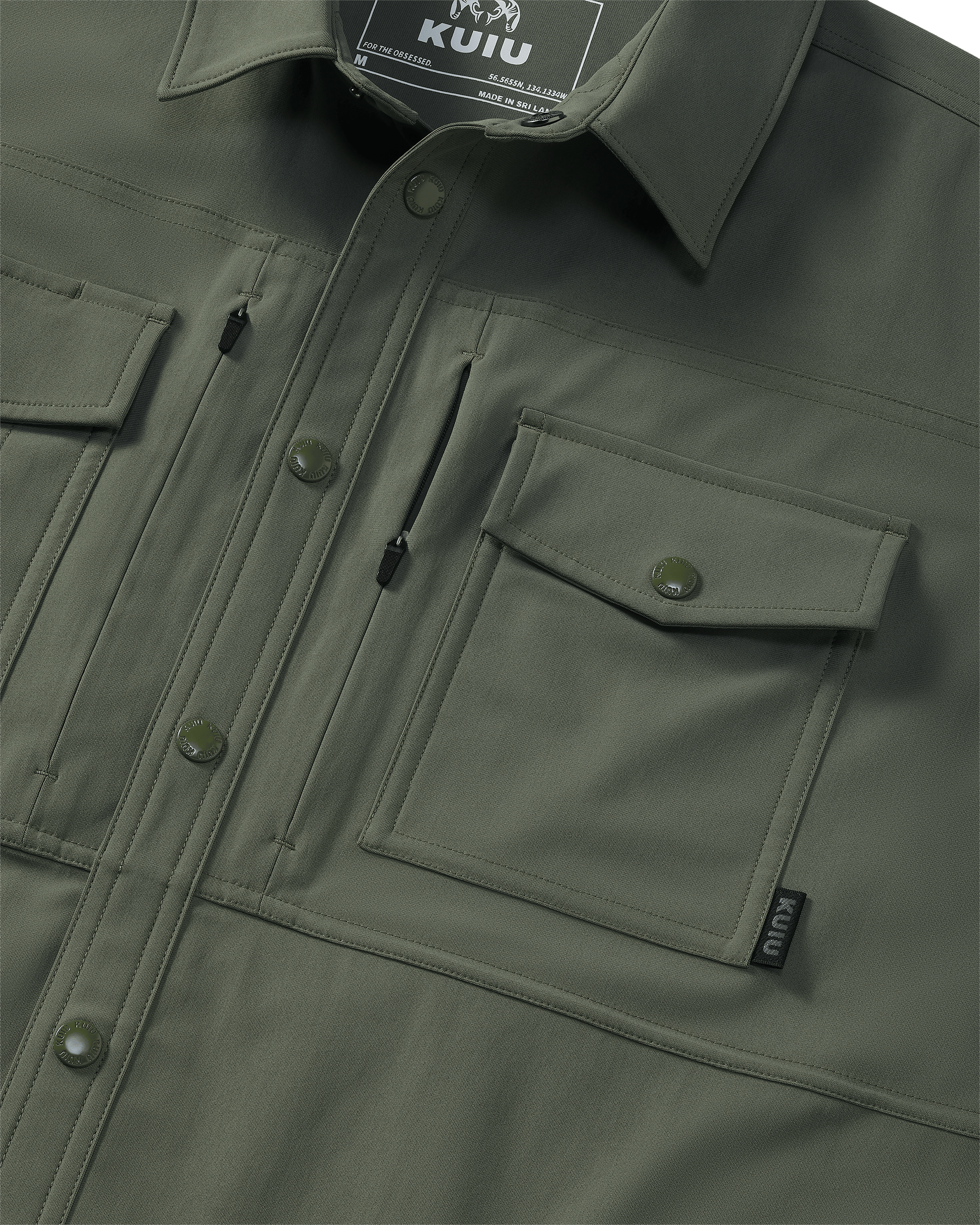 Tour Shirt Jacket | Dark Sage