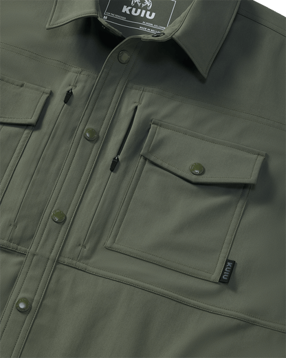 Tour Shirt Jacket | Dark Sage