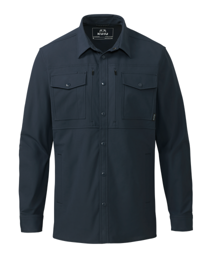Outlet Tour Shirt Jacket | Steel Blue