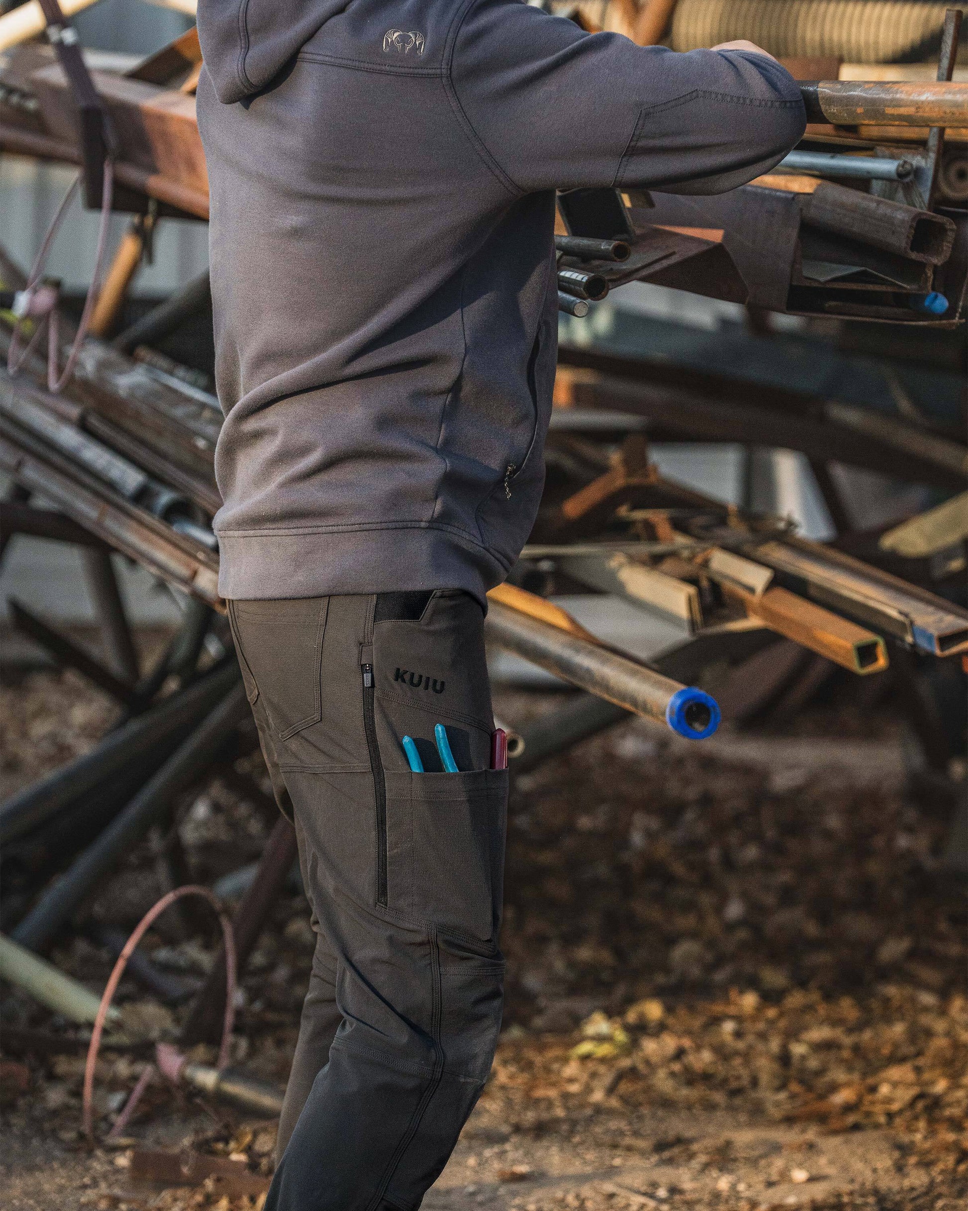Groundwork Stretch Woven Pant | Asphalt