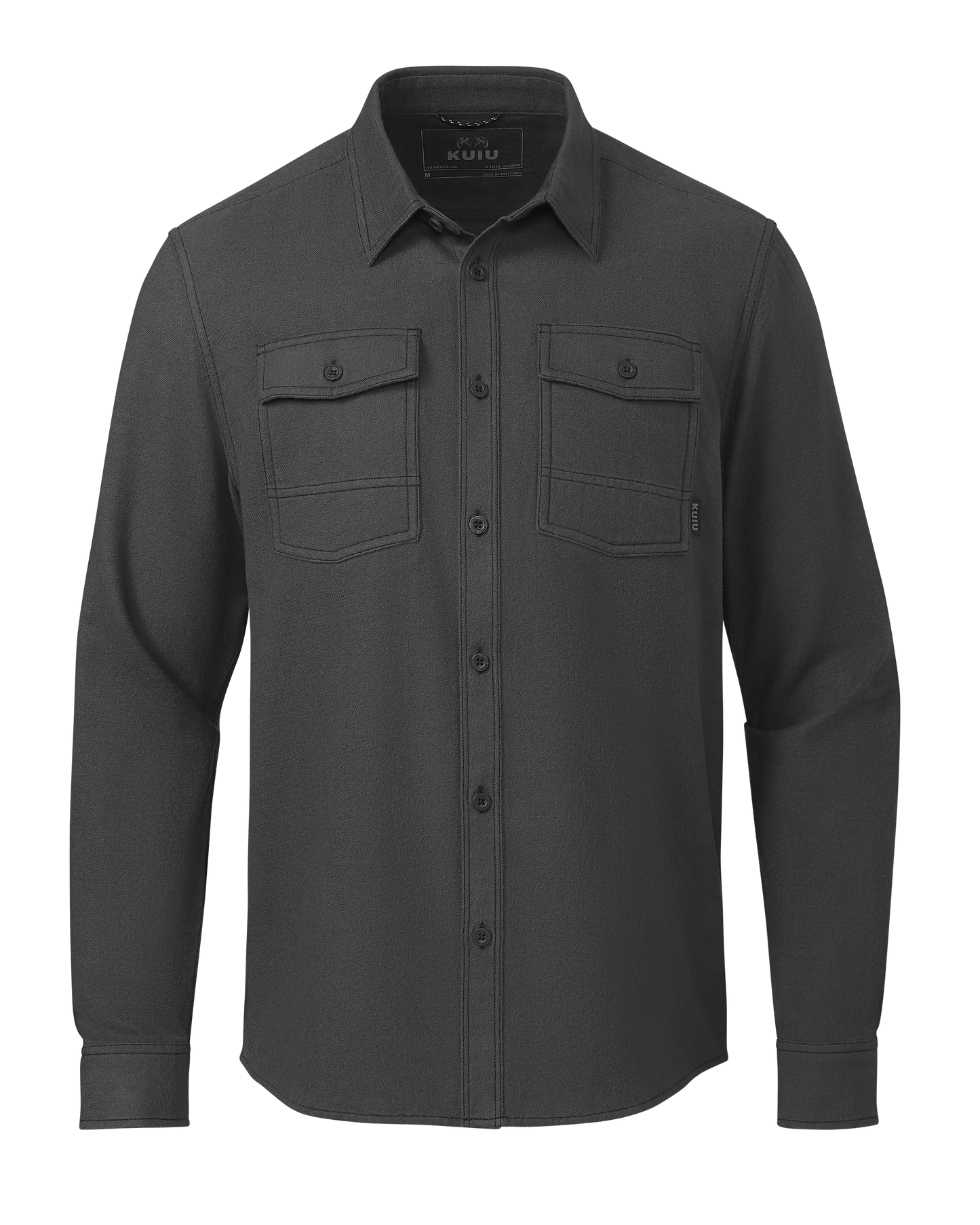 Field Flannel Shirt | Asphalt