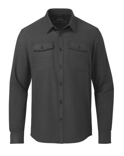 Field Flannel Shirt | Asphalt