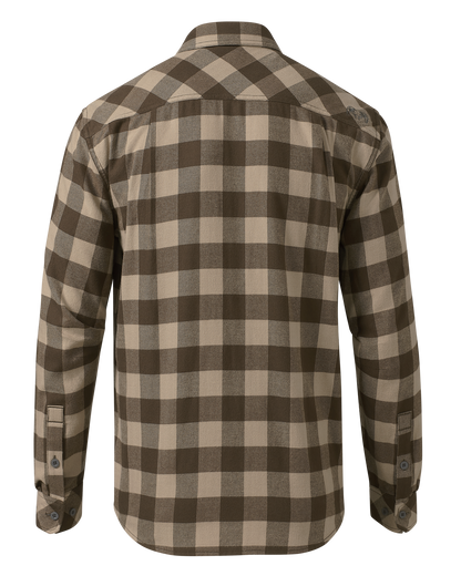 Outlet Field Flannel Shirt | Brown Buffalo Check