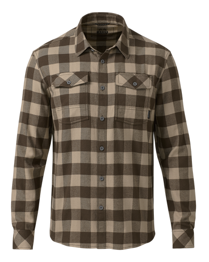 Outlet Field Flannel Shirt | Brown Buffalo Check