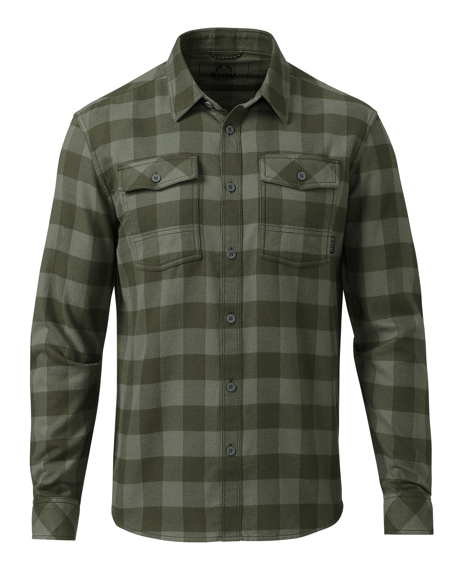 Outlet Field Flannel Shirt | Loden Buffalo Check