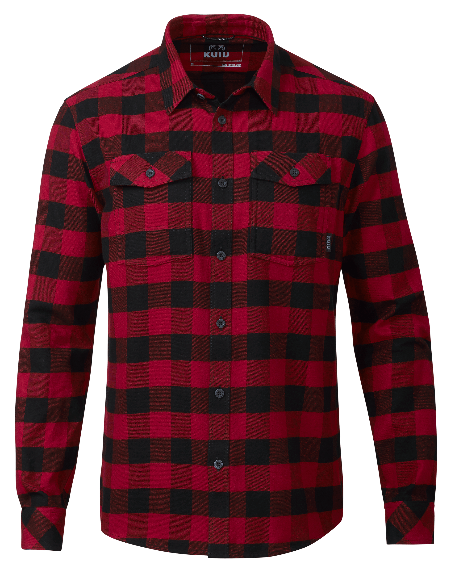 Outlet Field Flannel Shirt | Red/Black Buffalo Check