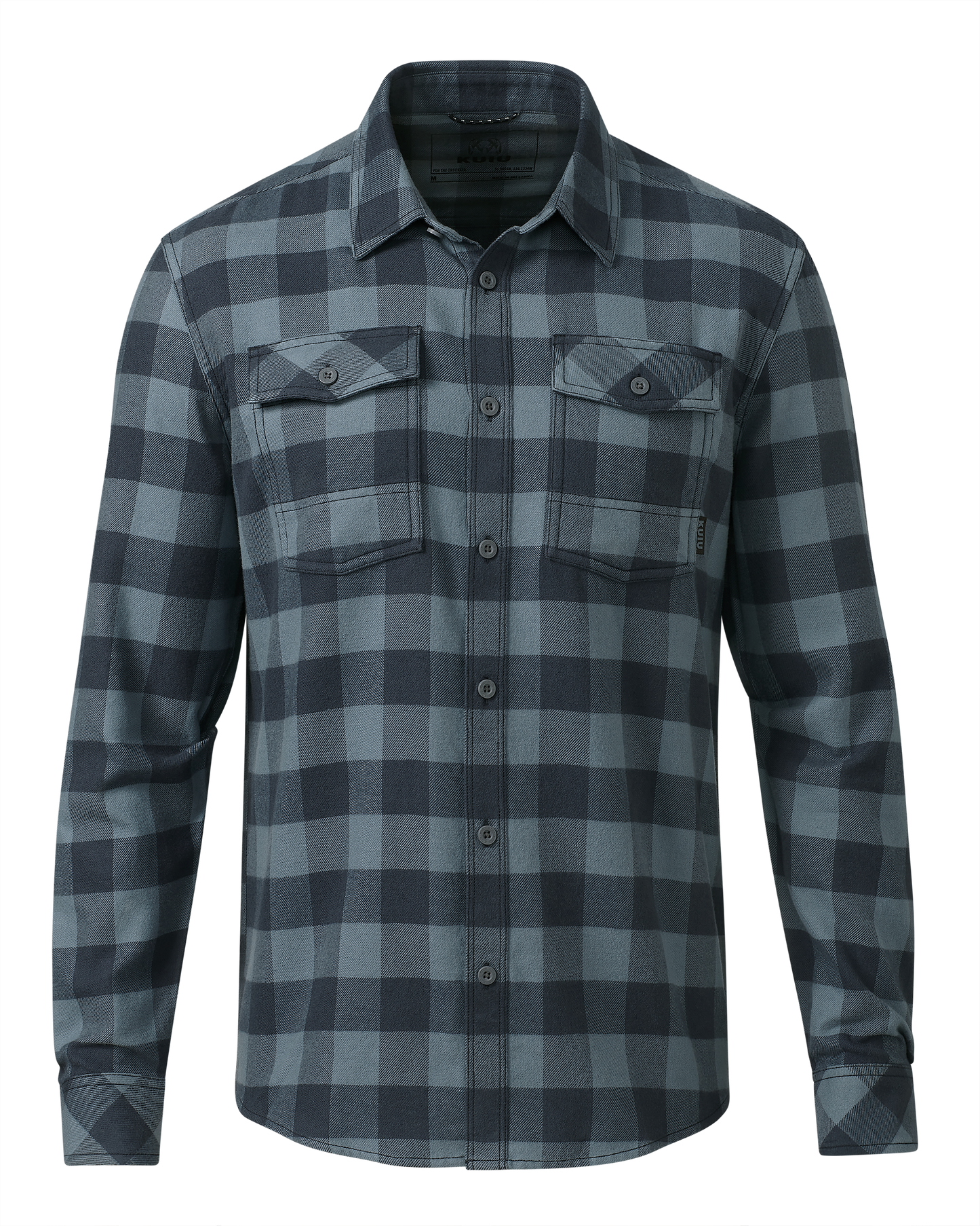 Field Flannel Shirt | Slate Buffalo Check