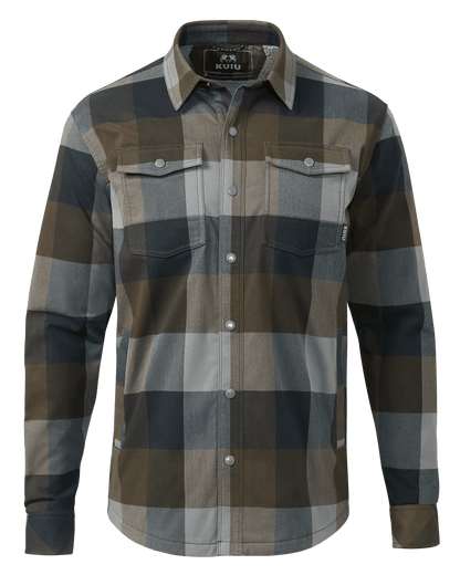 Field Flannel Fleece Shirt Jacket | Vias Plaid