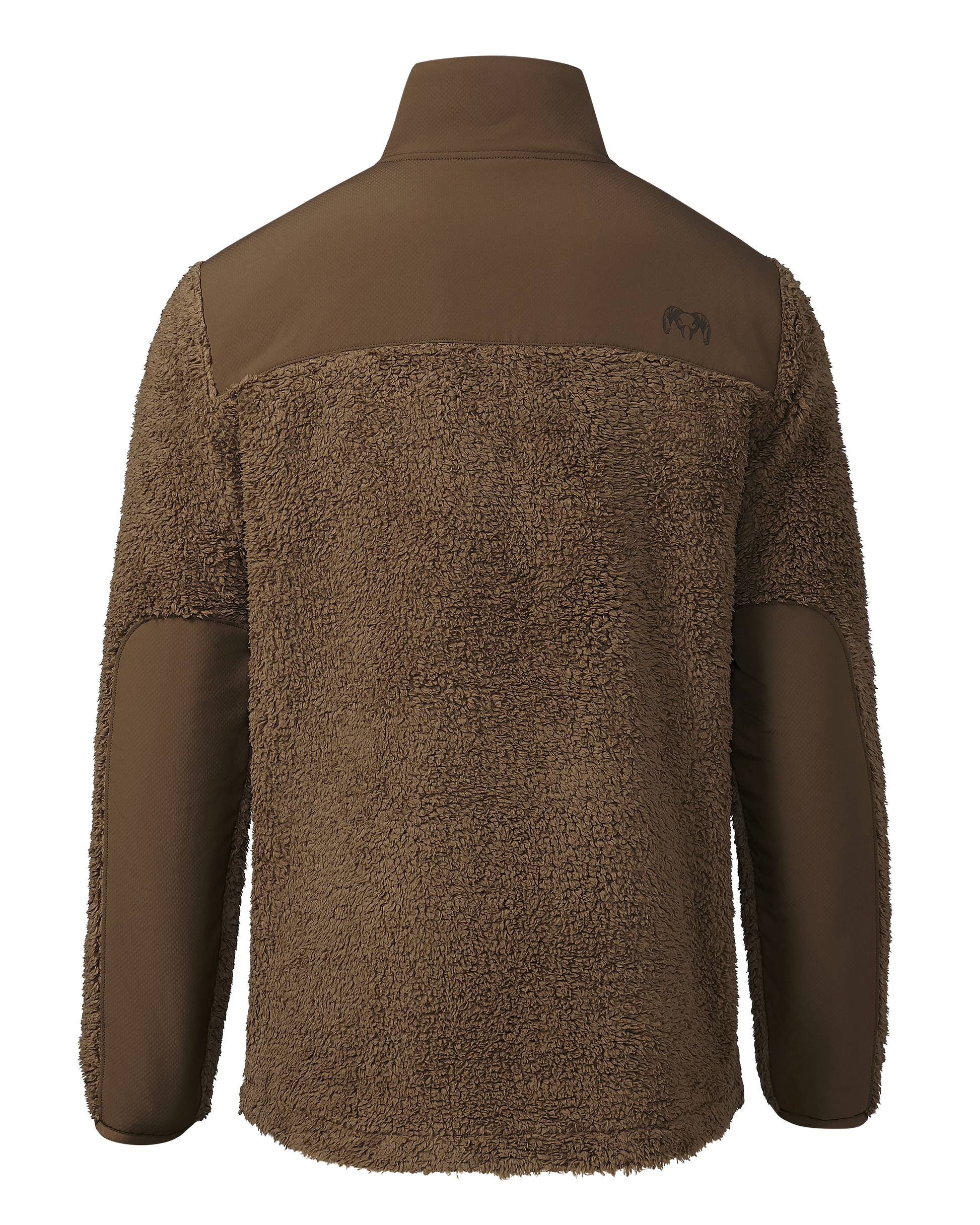 Sherpa Fleece Zip Pullover | Grizzly