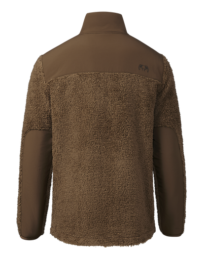 Sherpa Fleece Zip Pullover | Grizzly