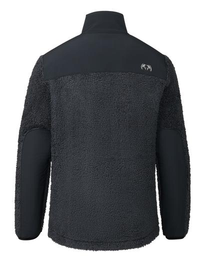 Sherpa Fleece Zip Pullover | Nightfall