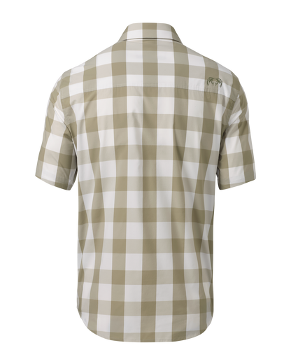 Borrego SS Shirt | Sand Plaid