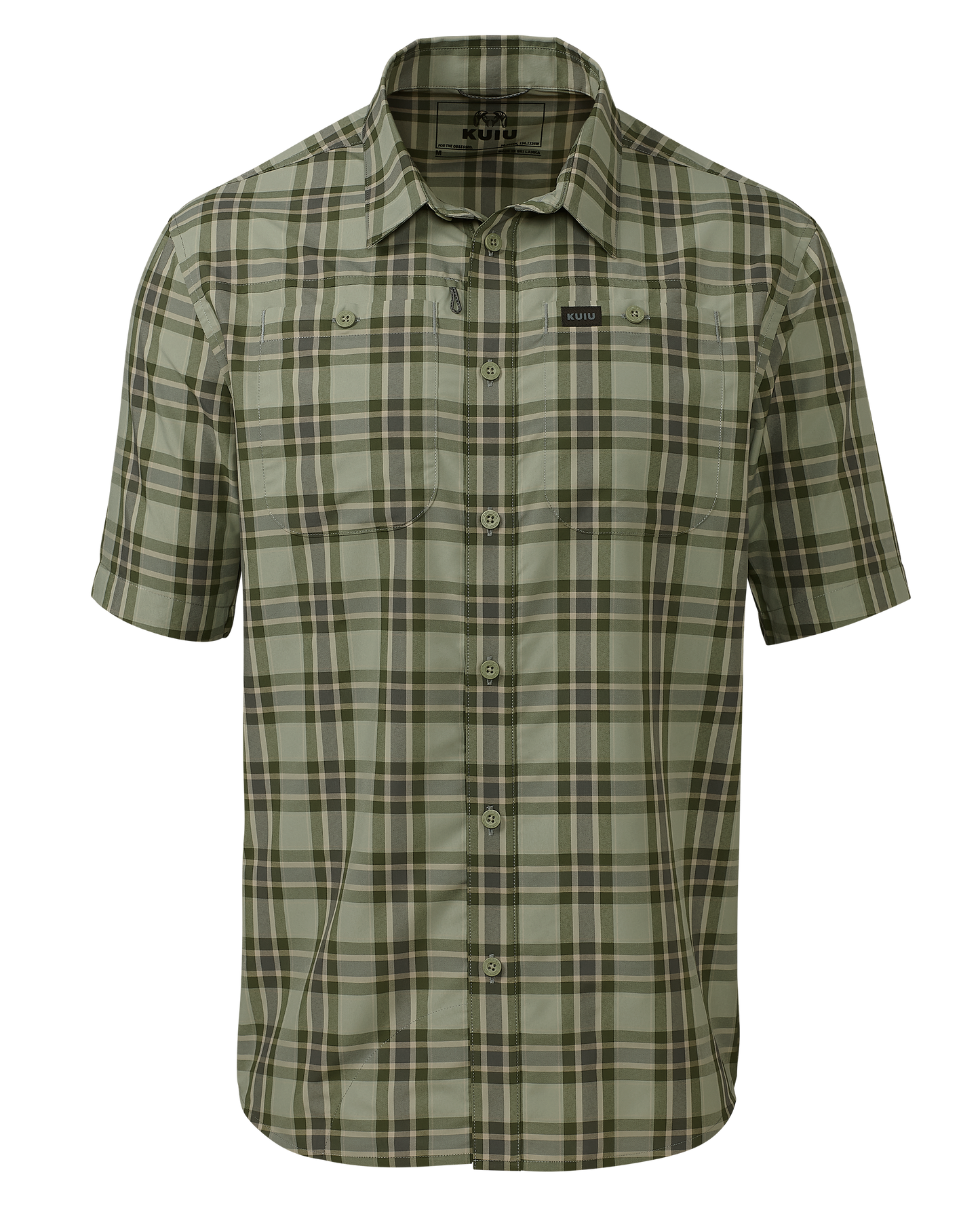 Borrego SS Shirt | Verde Crosscheck Plaid