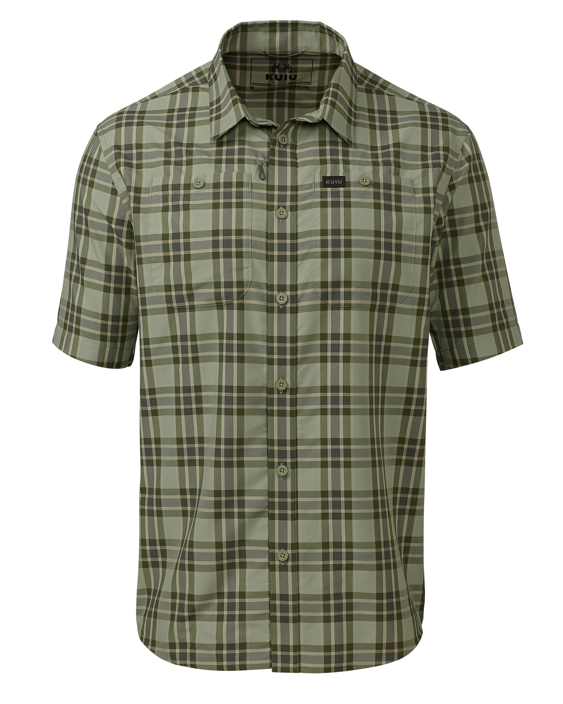 Borrego SS Shirt | Verde Crosscheck Plaid