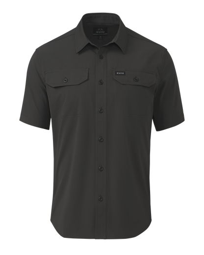 Gauge SS Work Shirt | Asphalt