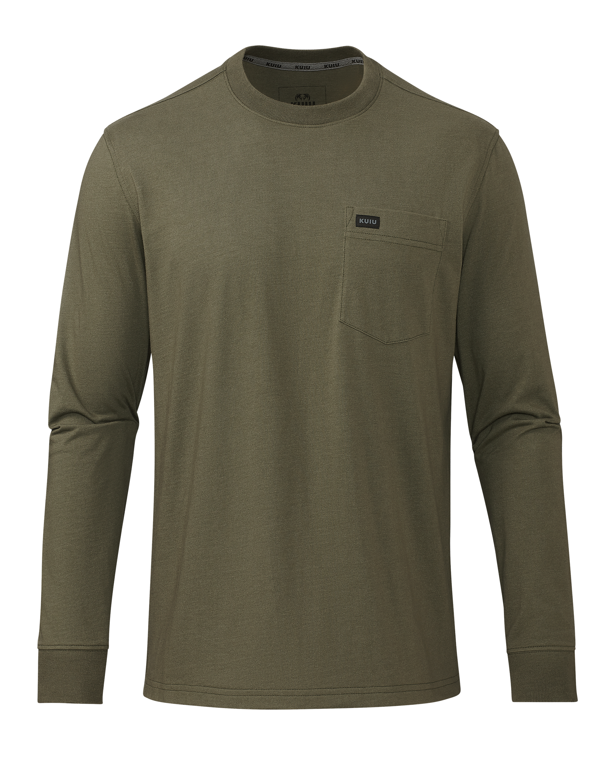 Workgrade LS Pocket Crew | Evergreen
