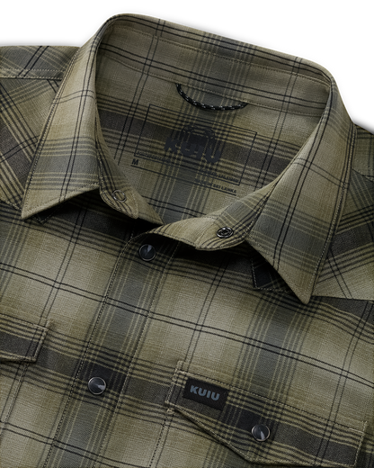 Laredo LS Shirt | Verde Ombre Plaid