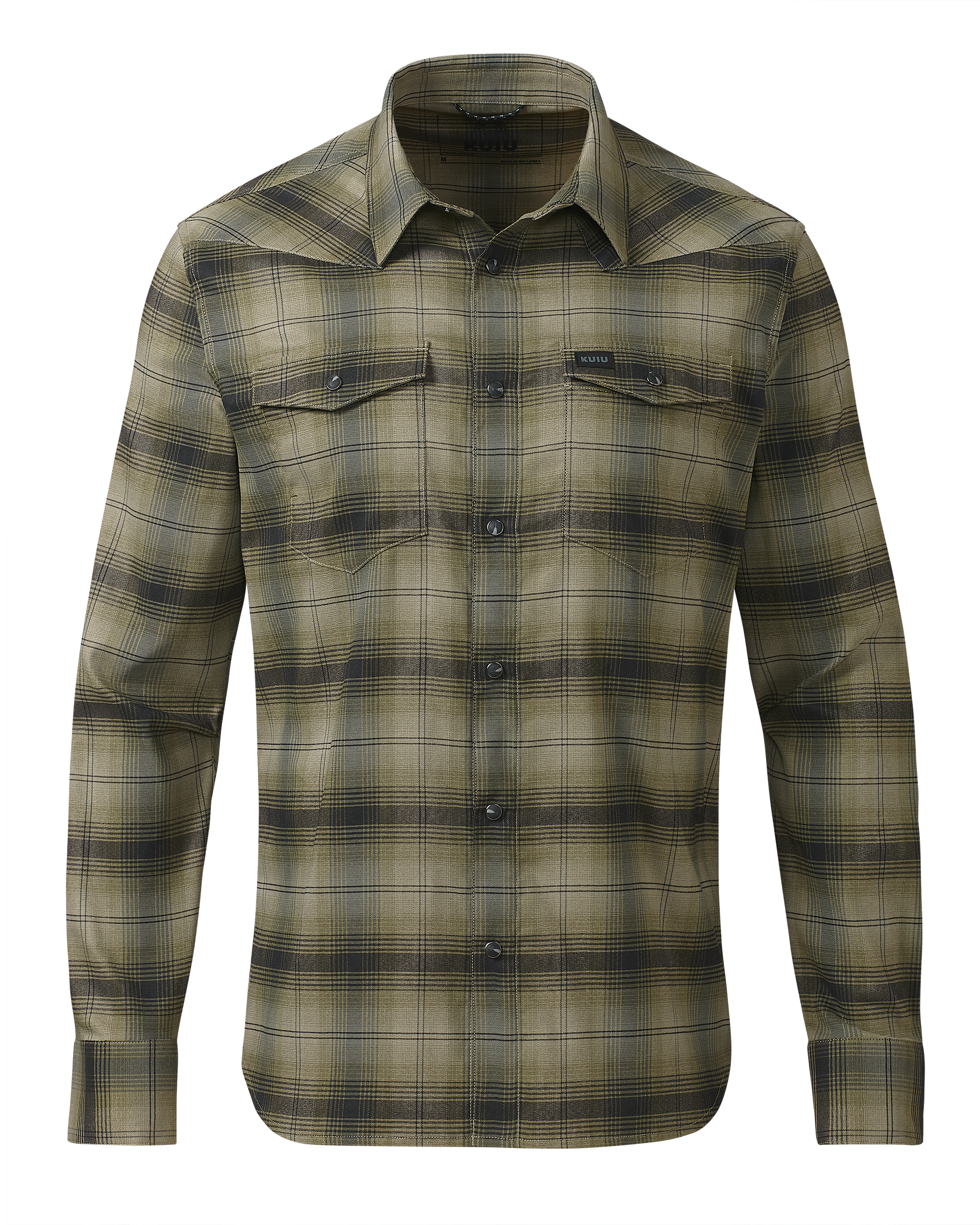 Laredo LS Shirt | Verde Ombre Plaid