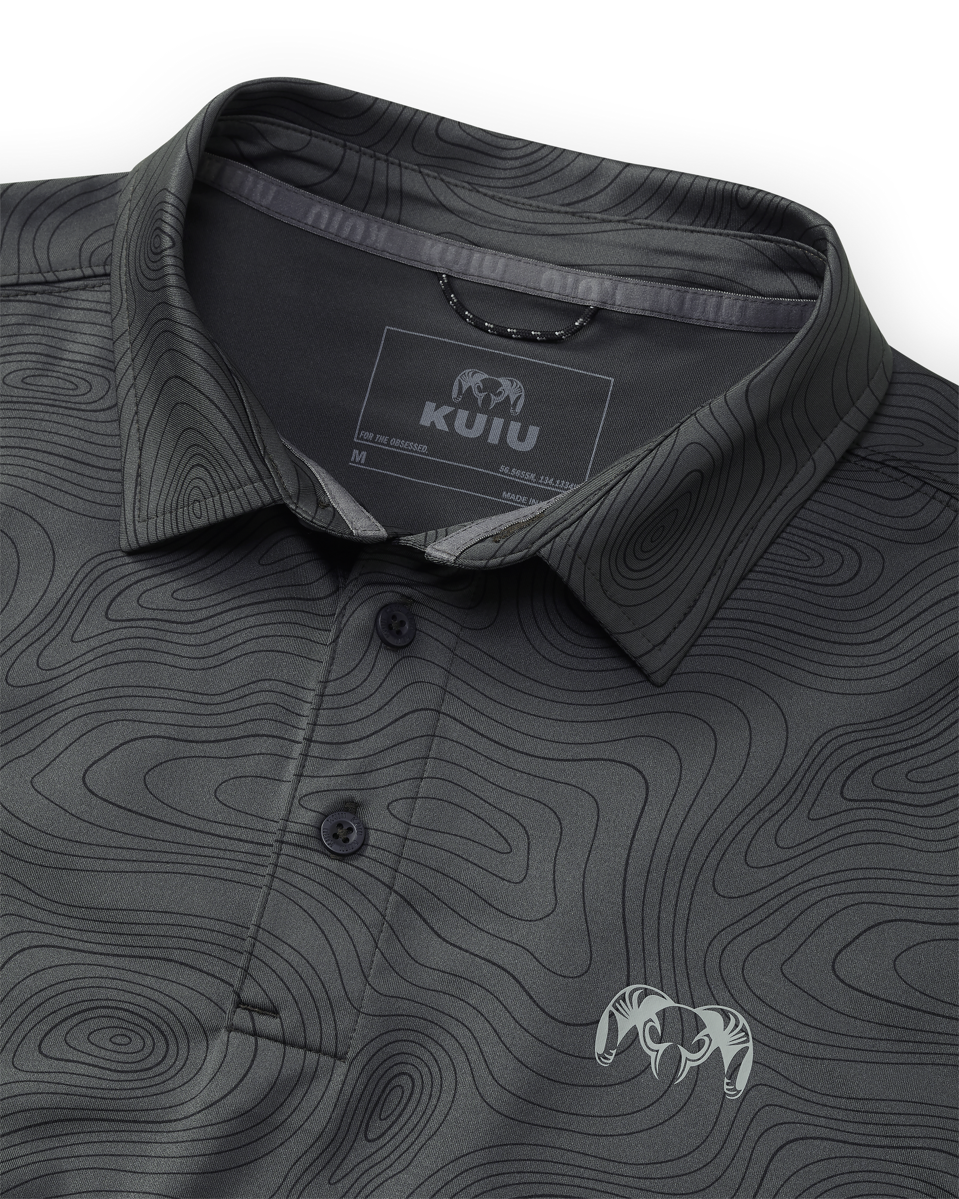 KUIU Performance Polo Topo | Gunmetal Topo