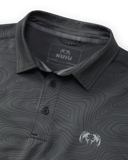 KUIU Performance Polo Topo | Gunmetal Topo