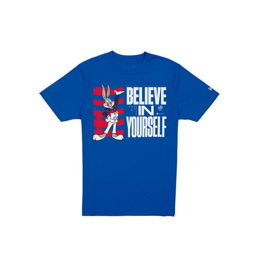 Team USA Winter Olympics Looney Tunes Blue T-Shirt