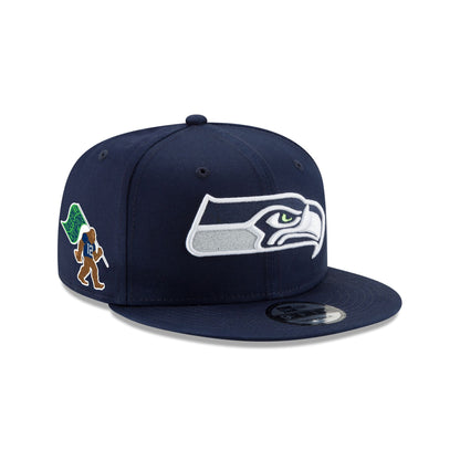 Seattle Seahawks Super Bowl LX Champions Sasquatch Sidepatch 9FIFTY Snapback Hat