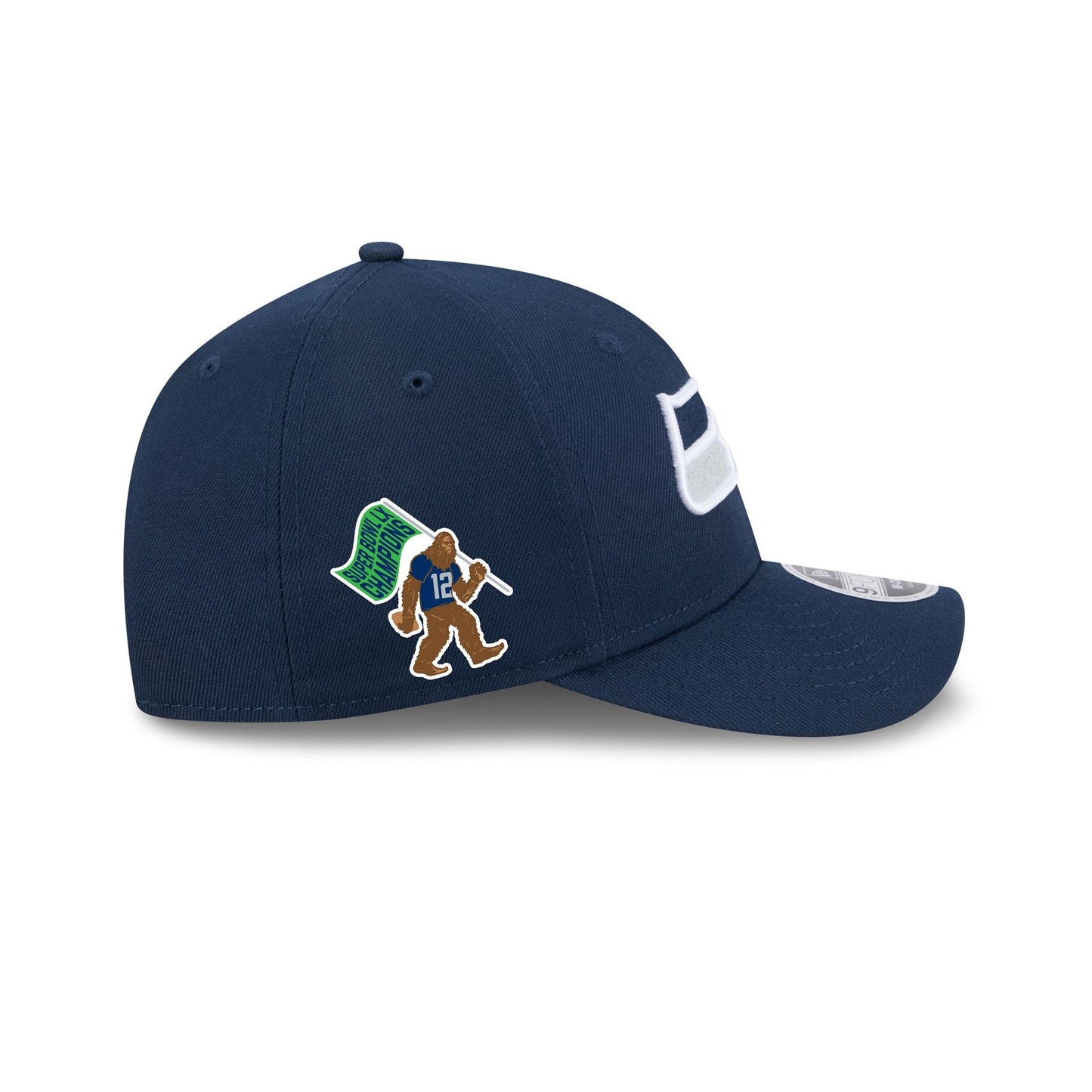 Seattle Seahawks Super Bowl LX Champions Sasquatch Sidepatch 9FORTY M-Crown Snapback Hat
